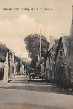 Zwrot pieniędzy Sliedrecht Kerkbuurt nabij de Gereformeerde Kerk 1913 HC37000