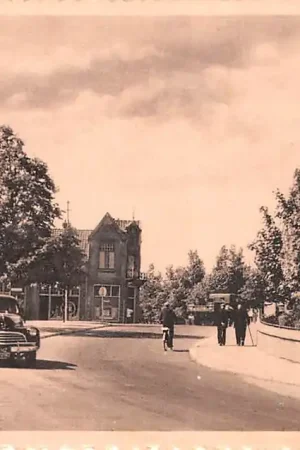 Sliedrecht Stationsweg 1951 Auto HC36946 Zwrot pieniędzy