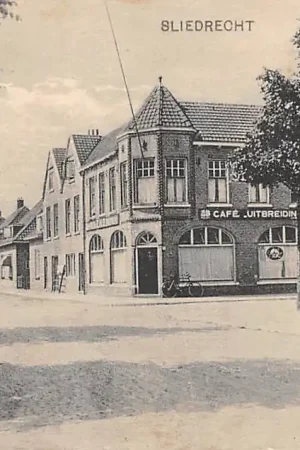 Sliedrecht Langs de Haven Havenstraat met Café Uitbreiding 1928 Nauta A 635 HC36834 Bezpieczna płatność