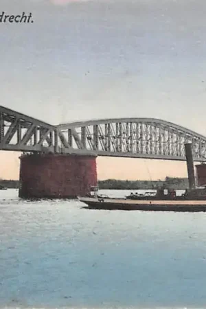 Sliedrecht Spoorbrug 1918 Sleepboot Binnenvaart schepen Scheepvaart Spoorwegen HC36517 Oferta limitowana