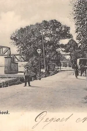 Sliedrecht Spoorbrug aan Baanhoek 1902 Spoorwegen HC36511 Wysoka jakość