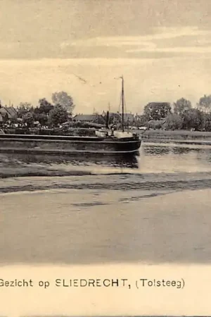 Sliedrecht Tolsteeg Gezicht op Sliedrecht Nauta 4630 Binnenvaart schepen Scheepvaart HC36486 Oferta