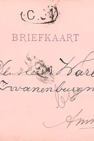 Briefkaart met kleinrondstempel Utrecht - Station 1899 HC36387 Ekspresowa dostawa