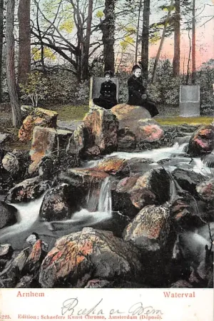 Arnhem Waterval begin 1900 HC36056 Autentyczny