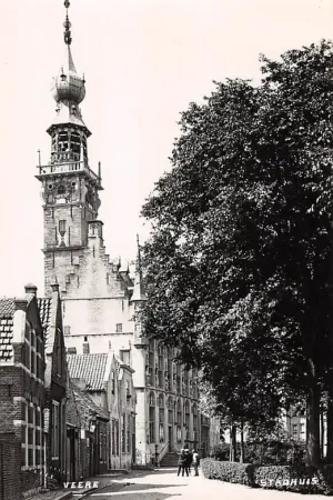 Veere Stadhuis Newo fotokaart HC35783 Autentyczny