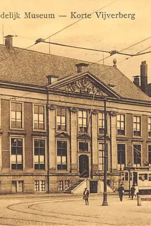 Zamów teraz 's-Gravenhage Korte Vijverberg Stedelijk Museum HTM Tram 1911 HC35704