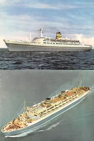 Scheepvaart Statendam en Nieuw Amsterdam Holland Amerika Lijn Schepen Rotterdam HC35600 Oryginalny