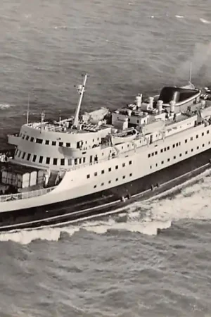 Scheepvaart d.sm.s. Koningin Wilhelmina Stoomvaart Mij. Zeeland 1960 Schepen HC35493 Ekspresowa dostawa