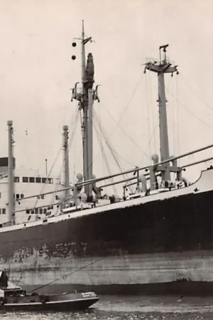 Scheepvaart m.s. Ouwerkerk Ver. Ned. Scheepv. Mij. 's-Gravenhage 1962 Schepen Rotterdam HC35490 Zamów teraz