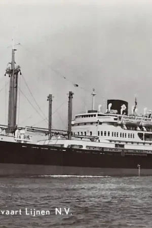 Scheepvaart Kon. Java-China-Paketvaart Lijnen m.s. Banka Amsterdam Schepen HC35392 Nowość