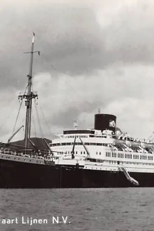 Scheepvaart Kon. Java-China-Paketvaart Lijnen m.s. Ruys Amsterdam Schepen HC35390 Wyprzedaż