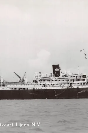 Scheepvaart Kon. Java-China-Paketvaart Lijnen m.s. Tjisadane Amsterdam Schepen HC35383 Wyprzedaż