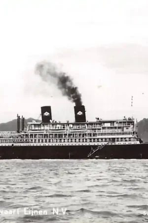 Scheepvaart Kon. Java-China-Paketvaart Lijnen s.s. Nieuw-Holland Amsterdam Schepen HC35373 Ekspresowa dostawa