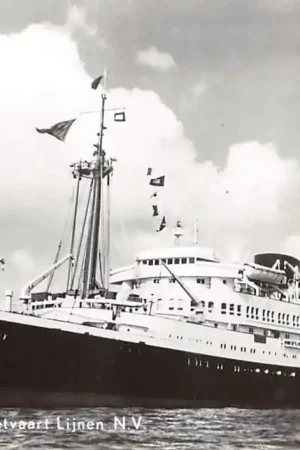 Scheepvaart Kon. Java-China-Paketvaart Lijnen m.s. Tjiwangi Amsterdam Schepen HC35371 Bezpieczna płatność