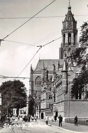 Arnhem Groote Toren en Stadhuis Newo fotokaart HC35250 Promocja