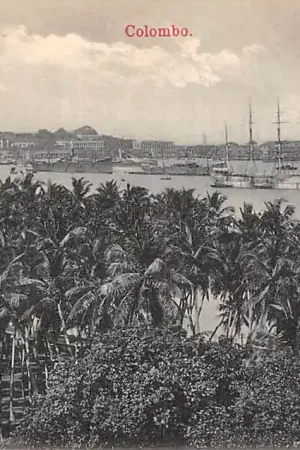 Sri Lanka Ceylon Colombo Harbour Scheepvaart Azië HC35019 Niska cena