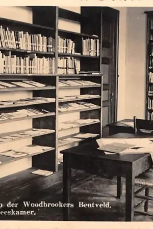 Bentveld Arbeidersgenootschap der Woodbrookers Leeszaal Zandvoort Bloemendaal Type fotokaart HC34736 Zamów teraz