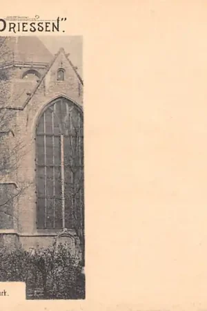 Gouda Kerk 1900 Reclame Cacao & Chocolaad Driessen HC34575 Wysoka jakość