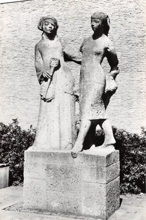 Delft Colijnlaan De oude en de nieuwe stad Monument HC34323 Popularny