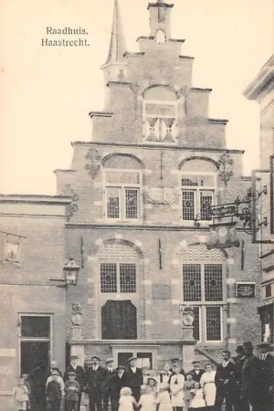 Darmowa dostawa Haastrecht Raadhuis met volk Krimpenerwaard HC34214