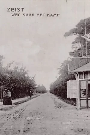 Zeist Weg naar het Kamp met winkel 1906 Militair HC33725 Wysoka jakość