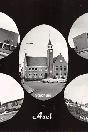 Axel Groeten uit 1969 De Halle Stadhuis Chr. SChool Burchtlaan De Vurssche Flats Kanaalkudde HC33659 Darmowa dostawa