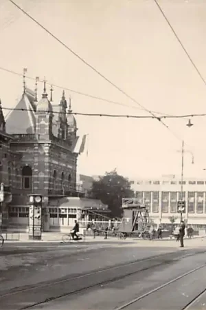 Szybka dostawa Arnhem Velperplein met tram Fotokaart 1933 HC33446