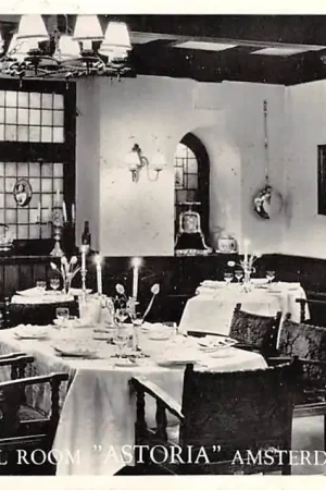 Amsterdam Heerengracht 513 Reclame Old Dutch Grill room Astoria HC33428 Rabat