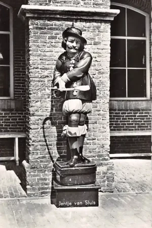 Tylko dziś Sluis (ZL) Jantje van Sluis 1965 Monument Zeeuws-Vlaanderen HC33130