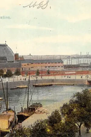 Ekspresowa dostawa Amsterdam Centraal Station 1910 Spoorwegen HC32984