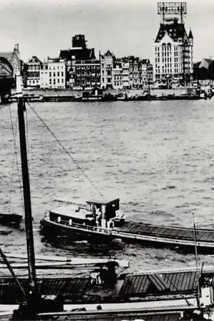Szybka dostawa Rotterdam Maasgezicht met Witte Huis Binnenvaart schepen Scheepvaart HC32711
