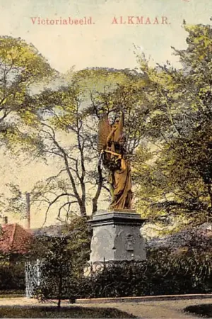 Alkmaar Victoriabeeld Monument HC32333 Autentyczny