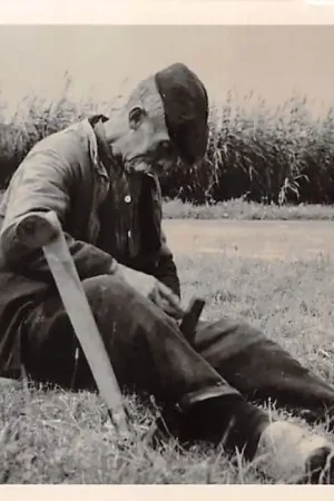 Friesland Sichte harje Dorpsleven Landleven Boerenarbeider HC32244 Ostatnia szansa