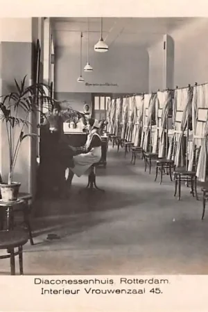 Tylko dziś Rotterdam Westersingel Diaconessenhuis Interieur Vrouwenzaal Ziekenhuis HC31842