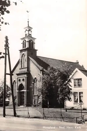 Autentyczny Hoogland Ned. Hervormde Kerk Amersfoort 1960 HC31535