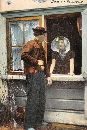 Szybka dostawa Zeeland Buurpraatje Buurman en buurvrouw in klederdracht HC31315