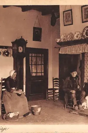 Veluwe Geldersch Binnenhuisje 1916 Klederdracht HC31240 Ekspresowa dostawa