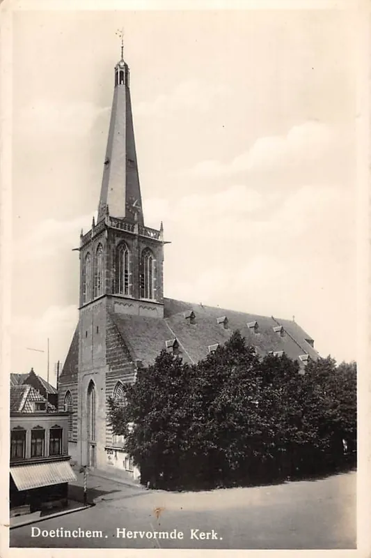 Autentyczny Doetinchem Hervormde Kerk 1942 HC31279
