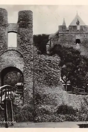 Santpoort Ruïne van Brederode Haarlem Bloemendaal 1949 HC31045 Bezpieczna płatność