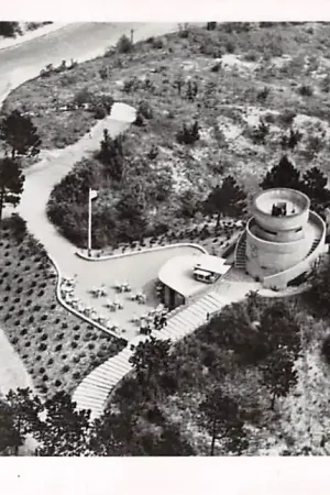 Bloemendaal Kopje met uitkijktoren 1950 KLM Luchtfoto no. 17267 Haarlem HC31069 Szybka dostawa