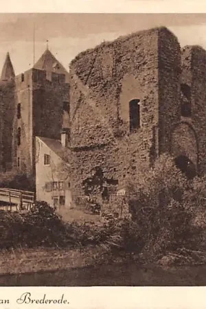 Bezpieczna płatność Santpoort Ruïne van Brederode Haarlem Bloemendaal 1922 HC31049