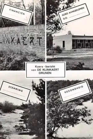 Drunen Koers-bericht van de Klinkaert Bonds - vakantie - kampeercentrum en Bungalowpark Camping 1969 HC30906 Tylko dziś