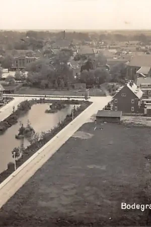 Wyprzedaż Bodegraven Rond den Vijver Newo fotokaart Jaren 30 HC30572