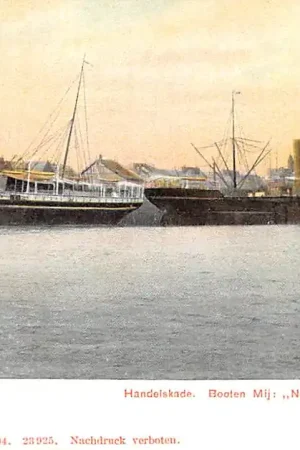 Zamów teraz Amsterdam Handelskade Booten Mij. Nederland Scheepvaart Schepen 1904 HC29993