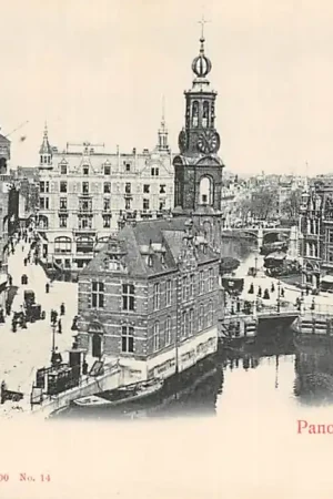 Amsterdam Panorama Met de Munt 1900 HC29950 Promocja