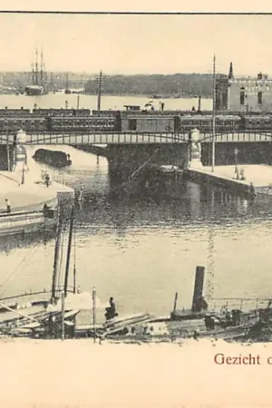 Amsterdam Gezicht op het Y Schepen Scheepvaart HC29826 Premium