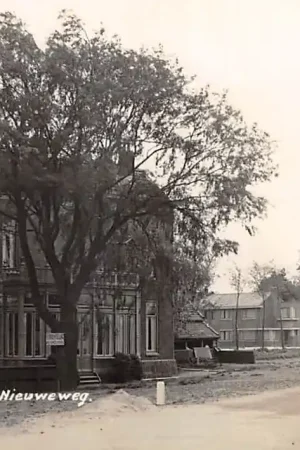 Zwammerdam Burgemeestershuis met Nieuweweg Fotokaart HC29727 Rabat