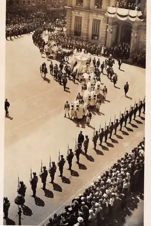 Ekspresowa dostawa Delft Markt Fotokaart Begrafenis Rouwstoet Prins Hendrik Juli 1934 Foto Talens Koninklijk Huis HC29699