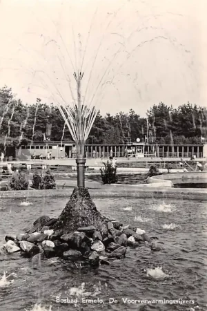 Ermelo Bosbad De voorverwarmingsvijvers Veluwe Zwembad 1956 HC29515 Szybka dostawa