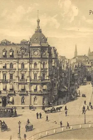 Amsterdam Prins Hendrik Plantsoen Tram Tulp HC29493 Popularny